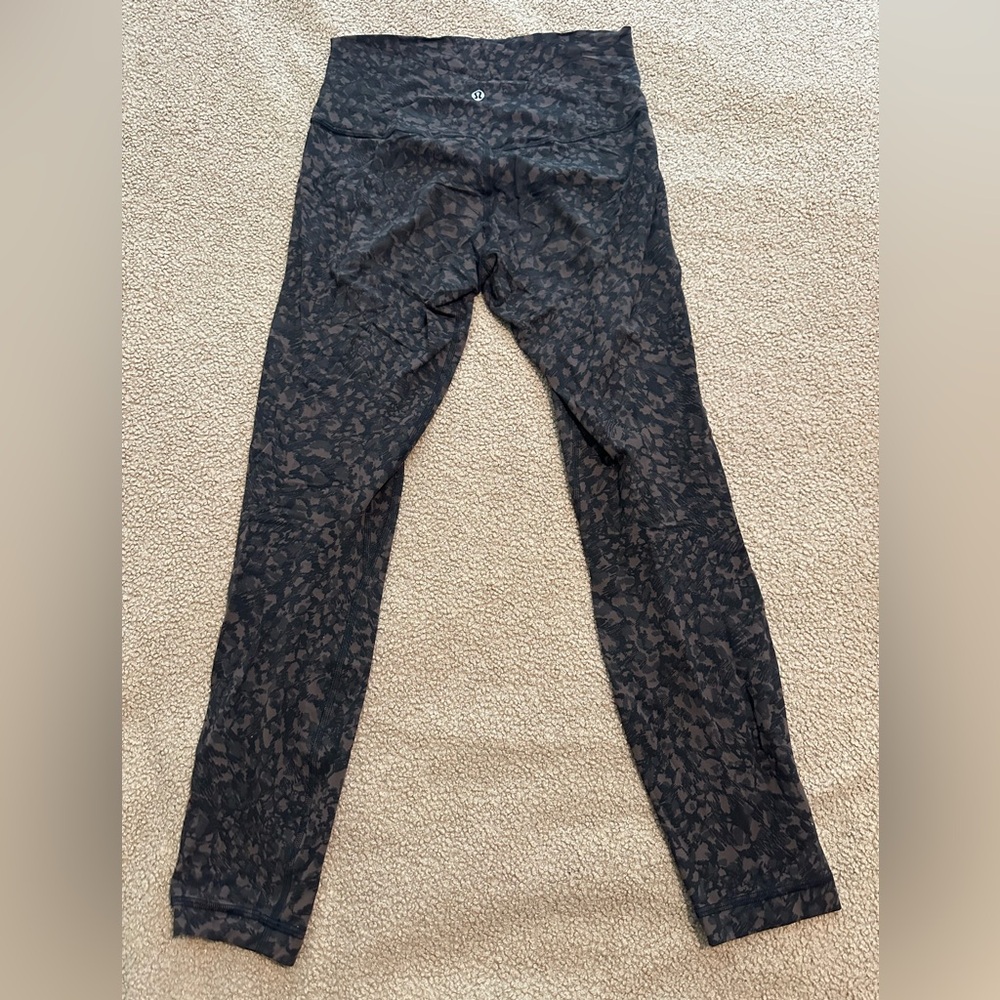 Lululemon Athletica Dark Patterned Leggings